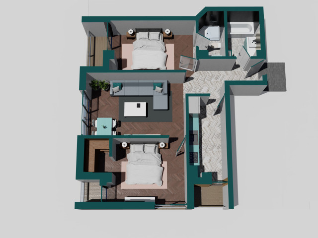 De vanzare apartament nou, 3 camere,  decomandat,  87 mp, Copou,  (Al. Sadoveanu) 137317