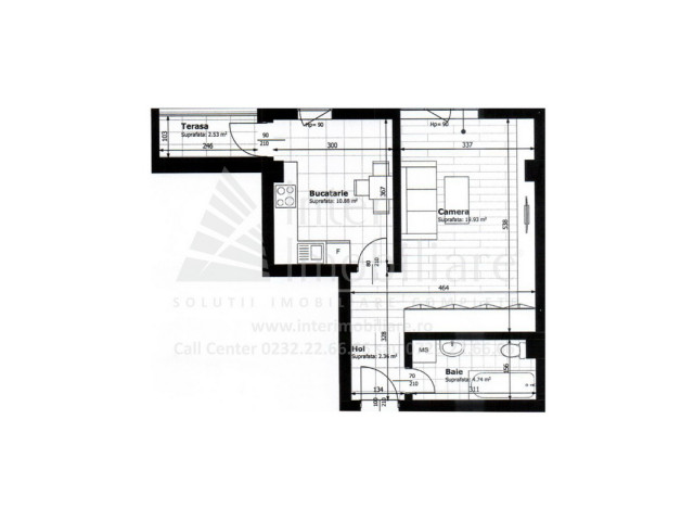 1 camera,  decomandat,  41 mp, de vanzare apartament nou in zona Galata,  (Platoul Galata) 145018