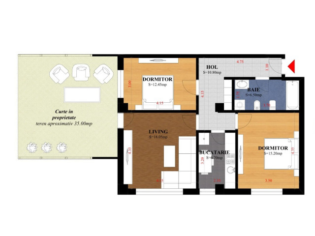 De vanzare apartament nou, 3 camere,  decomandat,  75 mp, Galata,  (Platoul Galata) 137257