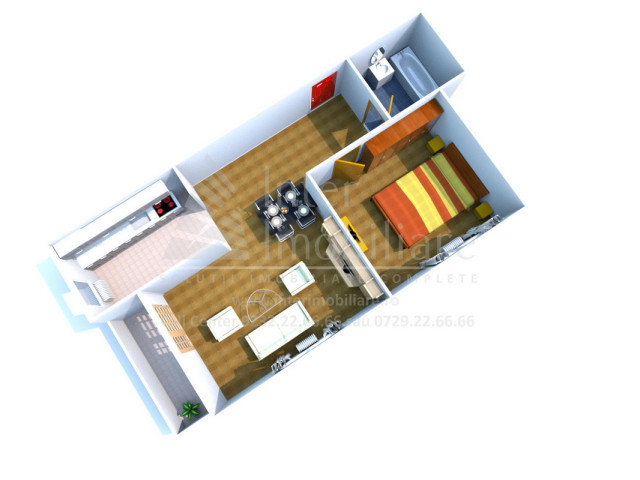 2 camere,  semidecomandat,  49 mp, de vanzare apartament nou in zona Tatarasi,  (Ciurchi) 139118