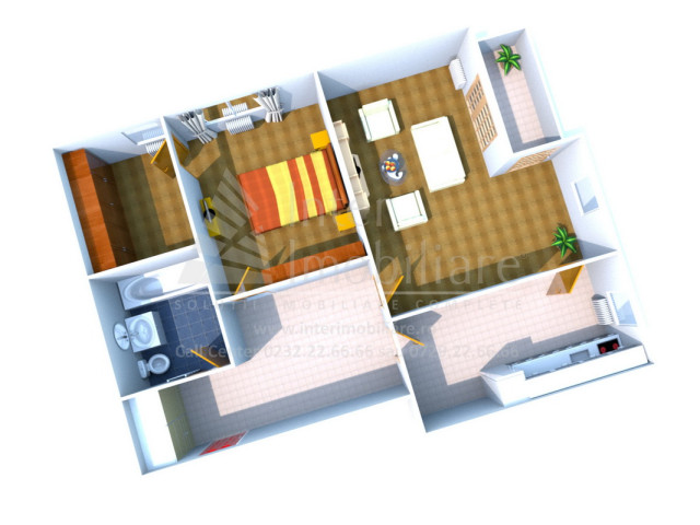 2 camere,  decomandat,  77 mp, de vanzare apartament nou in zona Copou,  (AL. Sadoveanu) 143173