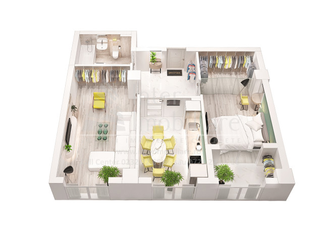2 camere,  decomandat,  62 mp, de vanzare apartament nou in zona Frumoasa,  (Scoala 43) 149913