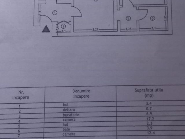 2 camere,  semidecomandat,  50 mp, de vanzare apartament in zona Podu Ros,  (Gara) 151963