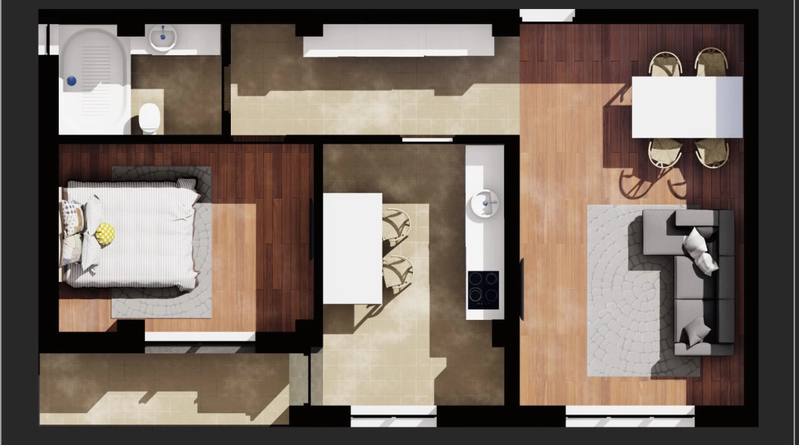 Oferta Apartament nou de vanzare, 2 camere,  66 mp, Bucium,  Visani imagine 1