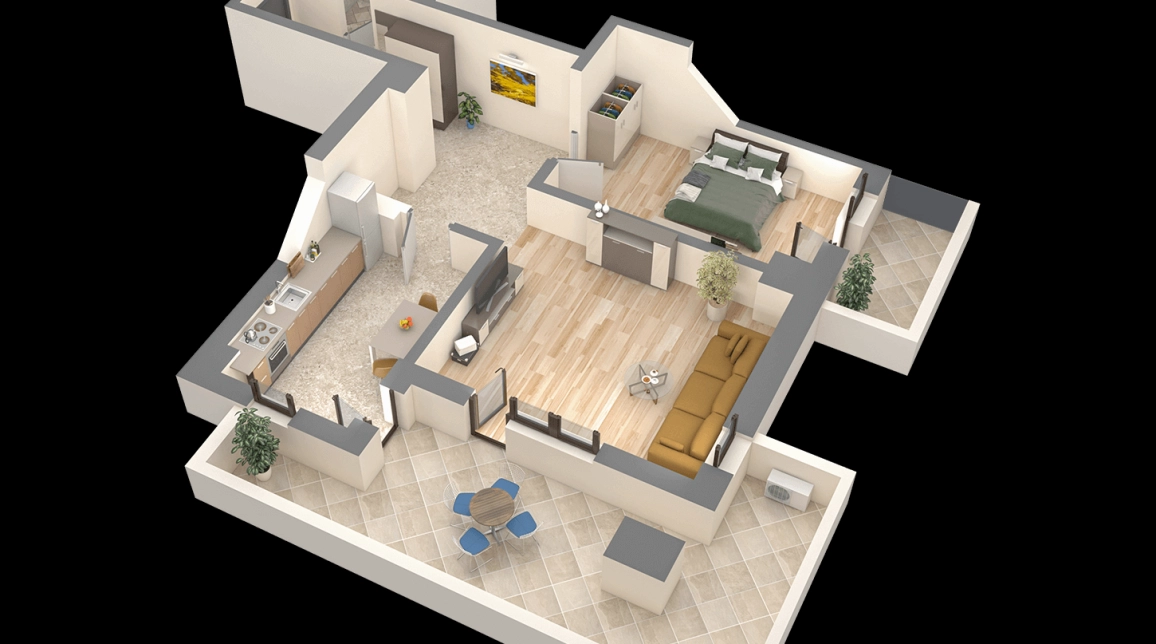 Oferta 2 camere, decomandat, 81 mp, de vanzare apartament nou in zona Podu Ros,  Dedeman imagine 3