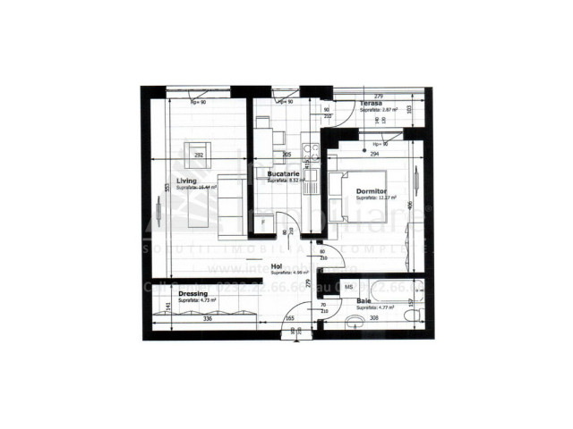 De vanzare apartament nou, 2 camere,  decomandat,  54 mp, Galata,  (Platoul Galata - Profi market) 149197