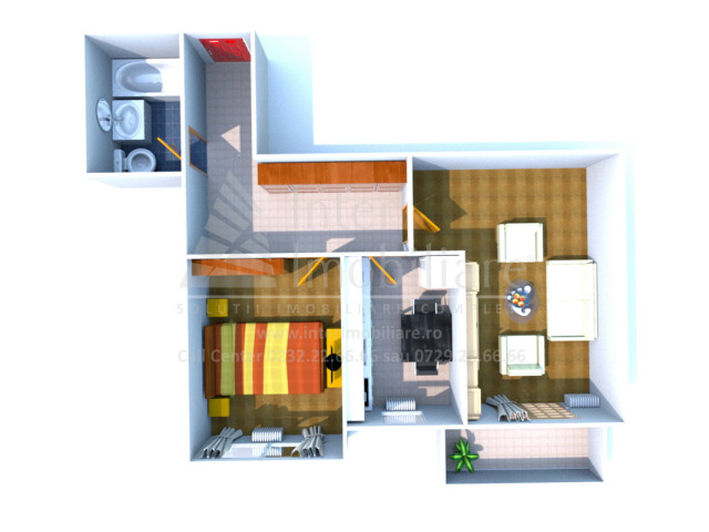 Apartament nou de vanzare, 2 camere,  decomandat,  59 mp, Galata,  (Sun City) 151280