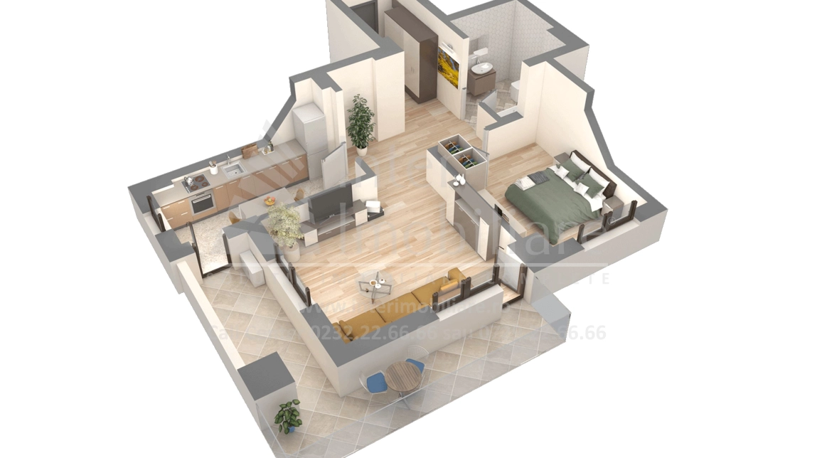 Oferta 2 camere, decomandat, 72 mp, de vanzare apartament nou in zona Podu Ros,  Dedeman imagine 1
