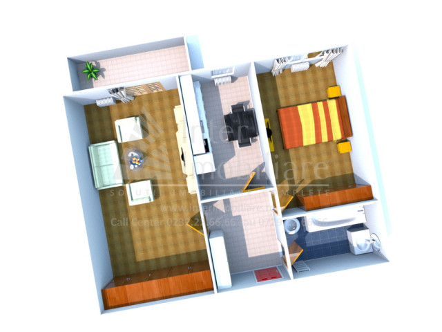 Apartament nou, 2 camere  decomandat,  57 mp, Miroslava, de vanzare,  (Platou Galata) 152971