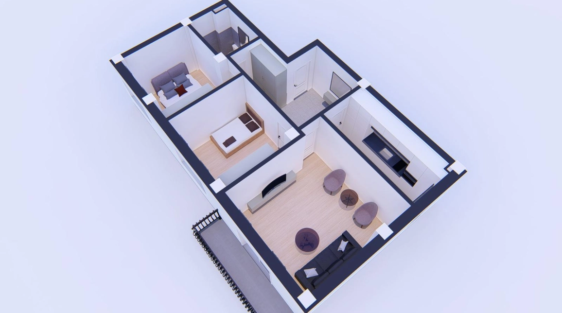 Oferta 3 camere, decomandat, 71 mp, de vanzare apartament nou in zona CUG,  Astoria imagine 1
