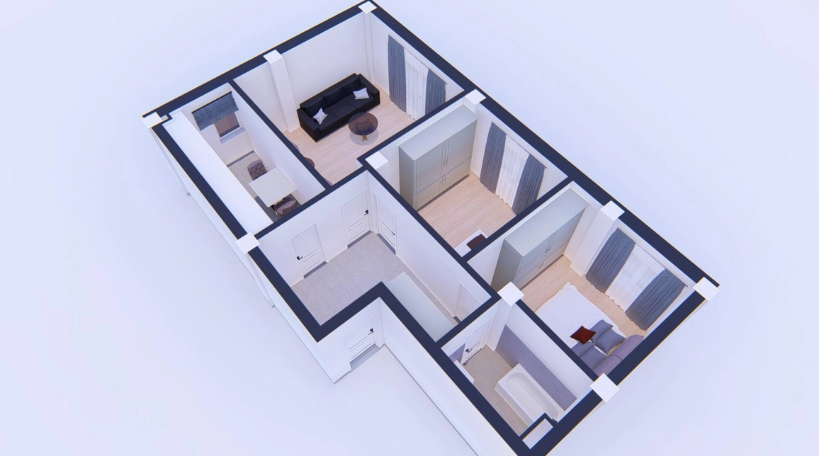 Oferta 3 camere, decomandat, 71 mp, de vanzare apartament nou in zona CUG,  Astoria imagine 2