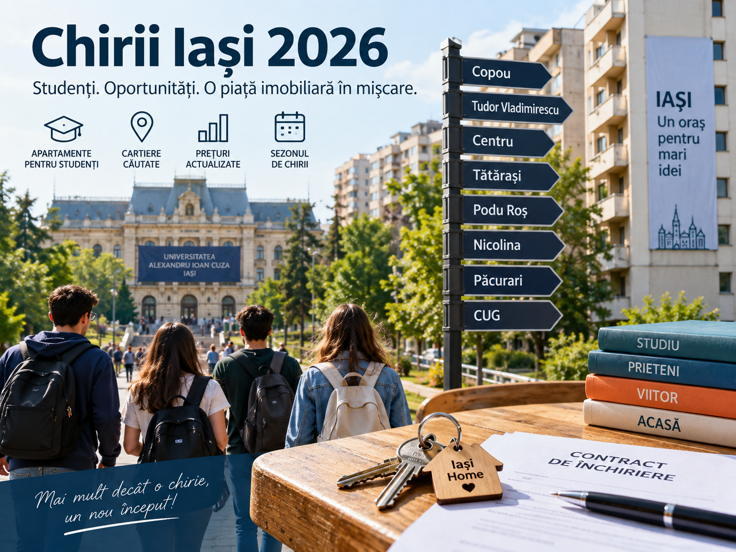 Impactul sezonului de chirii asupra pietei imobiliare din Iasi in 2026