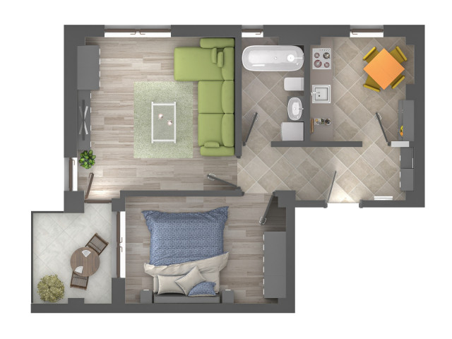 2 camere,  decomandat,  55 mp, de vanzare apartament nou in zona Galata,  (Notariat Padurariu) 149608