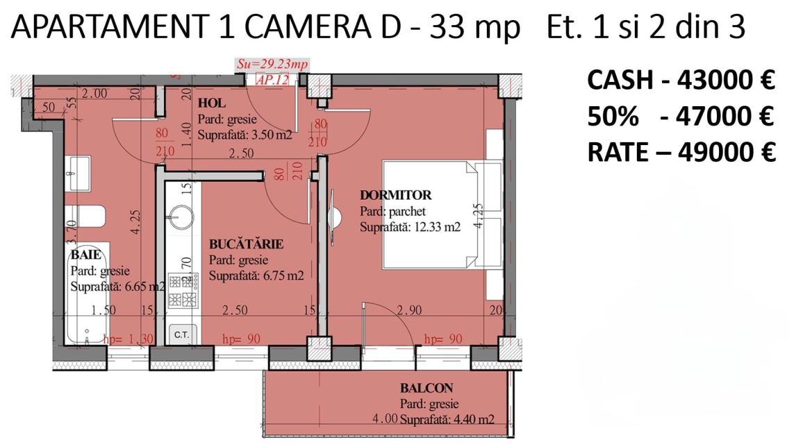 Oferta Apartament nou, 1 camera decomandat, 35 mp, Lunca Cetatuii, de vanzare,  Astoria imagine 2