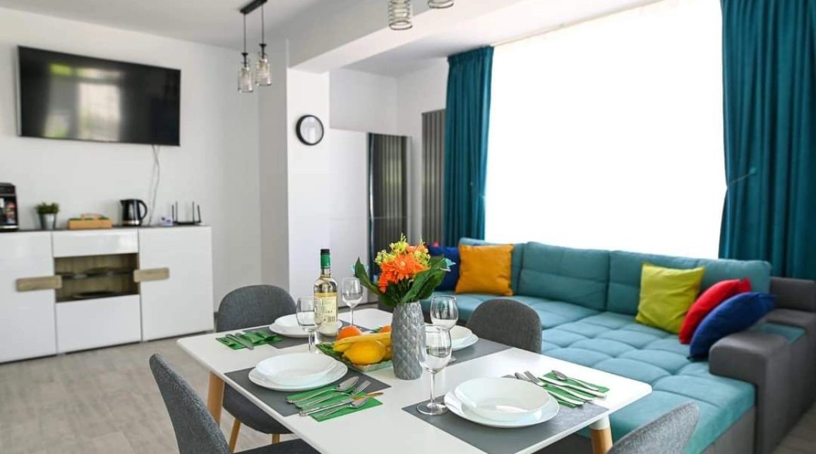 Oferta Apartament nou, 2 camere decomandat, 68 mp, Mamaia Nord, de vanzare,  Alezzi,VEDERE LATERALA la MARE,cu PARCARE-159000 imagine 2