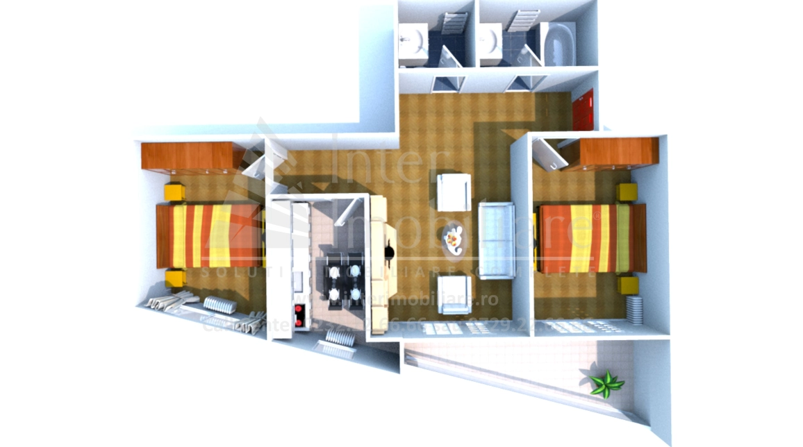 Oferta De vanzare apartament nou, 3 camere, decomandat, 95 mp, Tomis Nord imagine 1