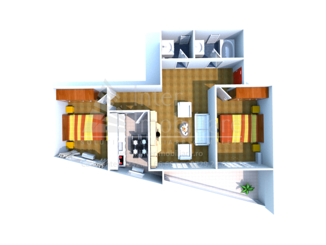 De vanzare apartament nou, 3 camere,  decomandat,  95 mp, Tomis Nord,   161597