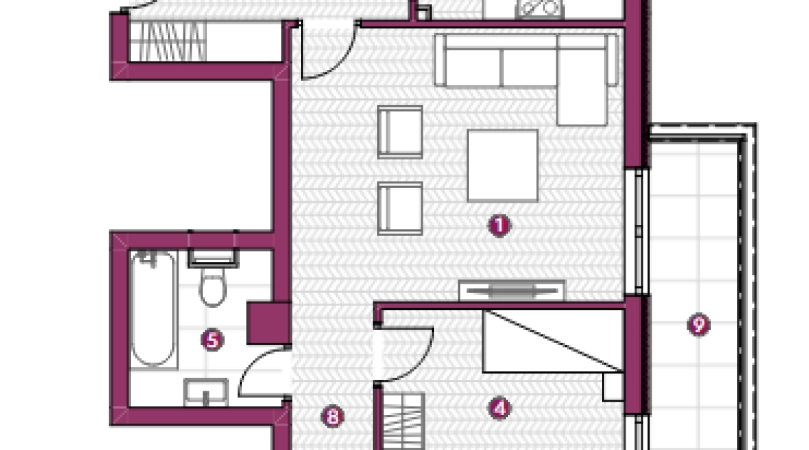 Oferta De vanzare apartament nou, 3 camere, decomandat, 80 mp, Galata,  Cartier de blocuri noi pe Platoul Galata imagine 1