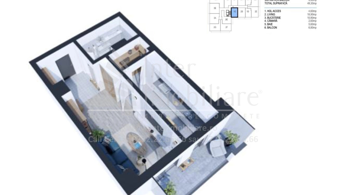 Oferta Apartament nou, 1 camera decomandat, 44 mp, CUG, de vanzare,  BRD imagine 6