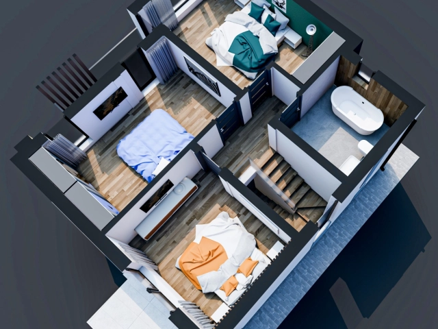 Apartament 4 camere - Rediu