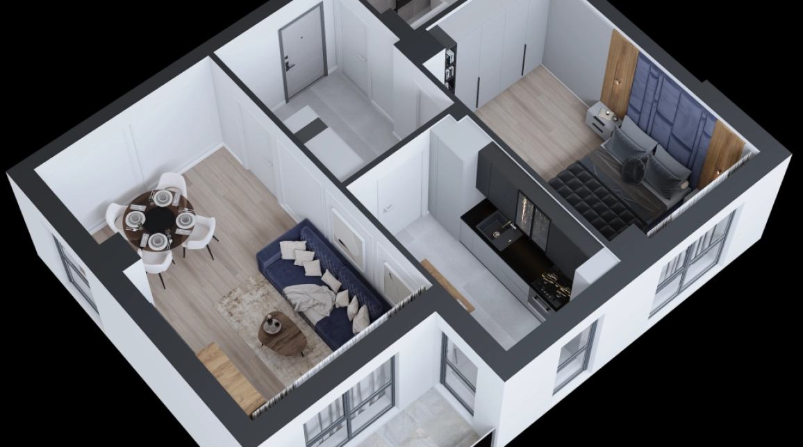 Oferta Apartament nou, 2 camere decomandat, 58 mp, CUG, de vanzare,  Vama Tehnopolis imagine 1