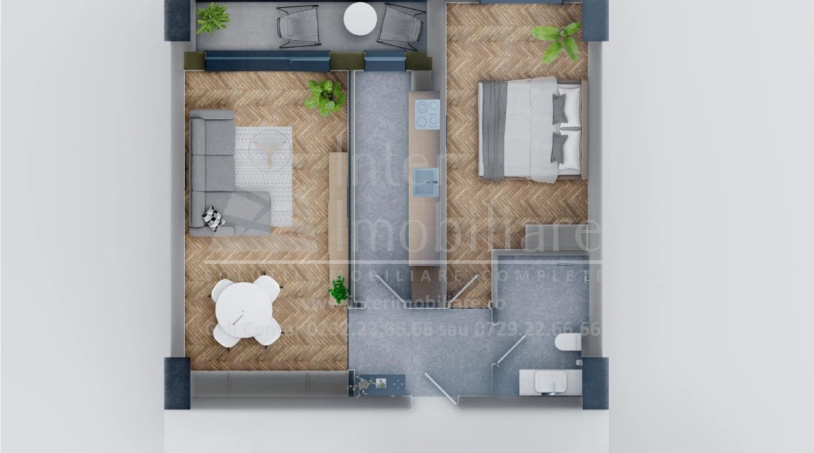 Oferta 2 camere, decomandat, 55 mp, de vanzare apartament nou in zona Tatarasi,  Lac Venetia imagine 2