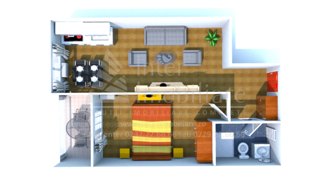 Oferta Mamaia Nord apartament nou 61 mp, 2 camere, open-space, de vanzare,  Lac Siutghiol imagine 1