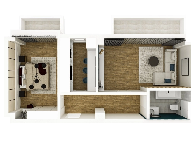 Apartament 2 camere - Rediu