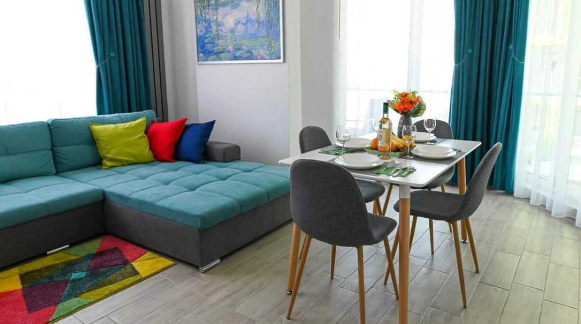 Oferta Apartament nou, 2 camere decomandat, 68 mp, Mamaia Nord, de vanzare,  Alezzi,VEDERE LATERALA la MARE,cu PARCARE-159000 imagine 1