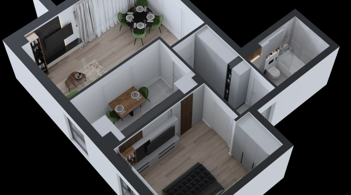Oferta De vanzare apartament nou, 2 camere, decomandat, 58 mp, CUG,  Tehnopolis imagine 6