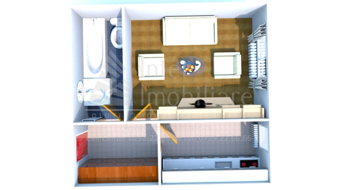 Oferta Garsoniera nou de vanzare,  31 mp, Galata,  Notariat Iulia Paduraru imagine 2