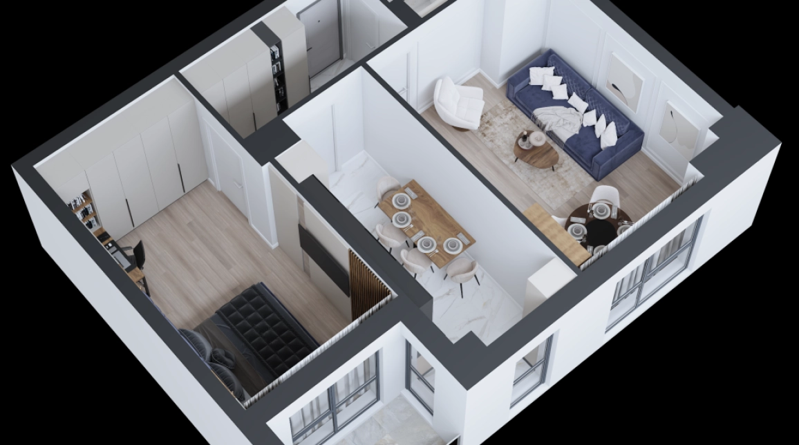 Oferta 2 camere, decomandat, 59 mp, de vanzare apartament nou in zona CUG,  Vama Tehnopolis imagine 7