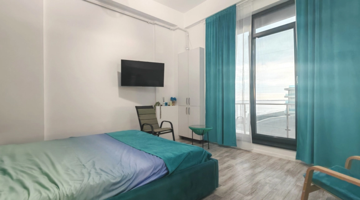 Oferta Apartament nou de vanzare, 1 camera, decomandat, 32 mp, Mamaia Nord,  VEDERE LATERALA  la MARE, plaja SIGNATURE imagine 4