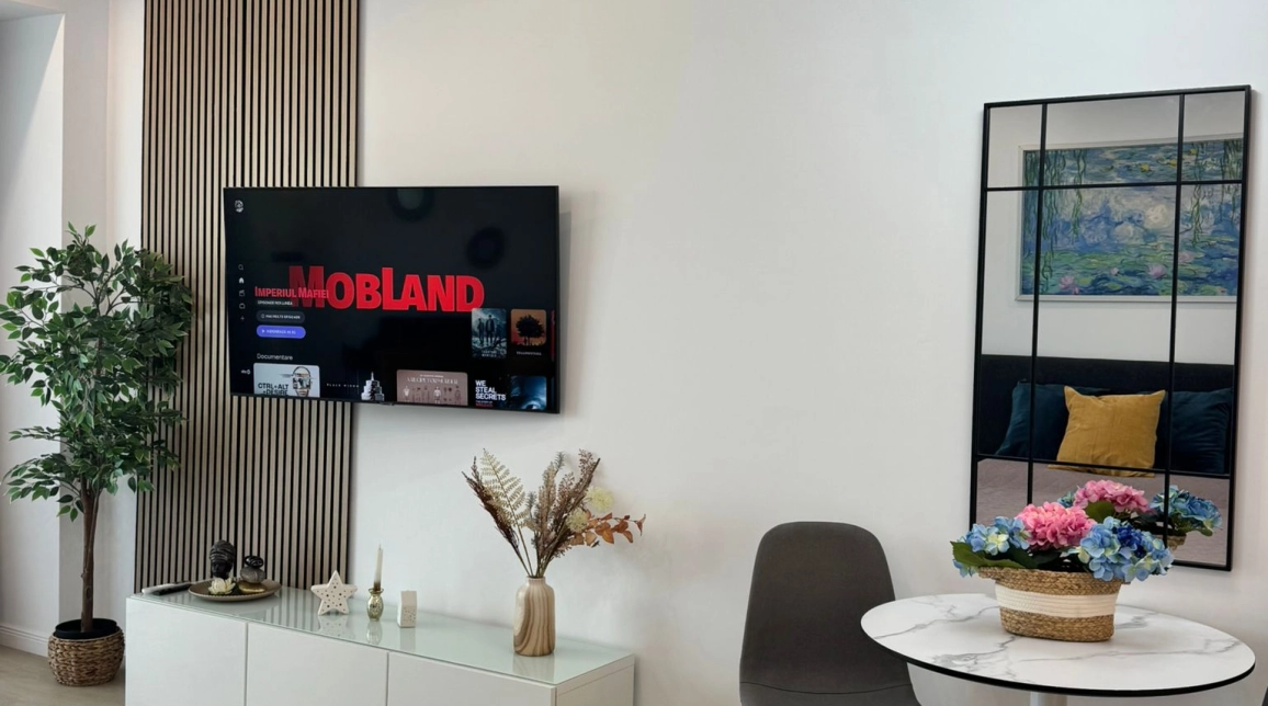 Oferta De vanzare apartament nou, 1 camera, decomandat, 40 mp, Mamaia Nord,  Tomis Villa, parcare inclusa, vedere laterala imagine 9