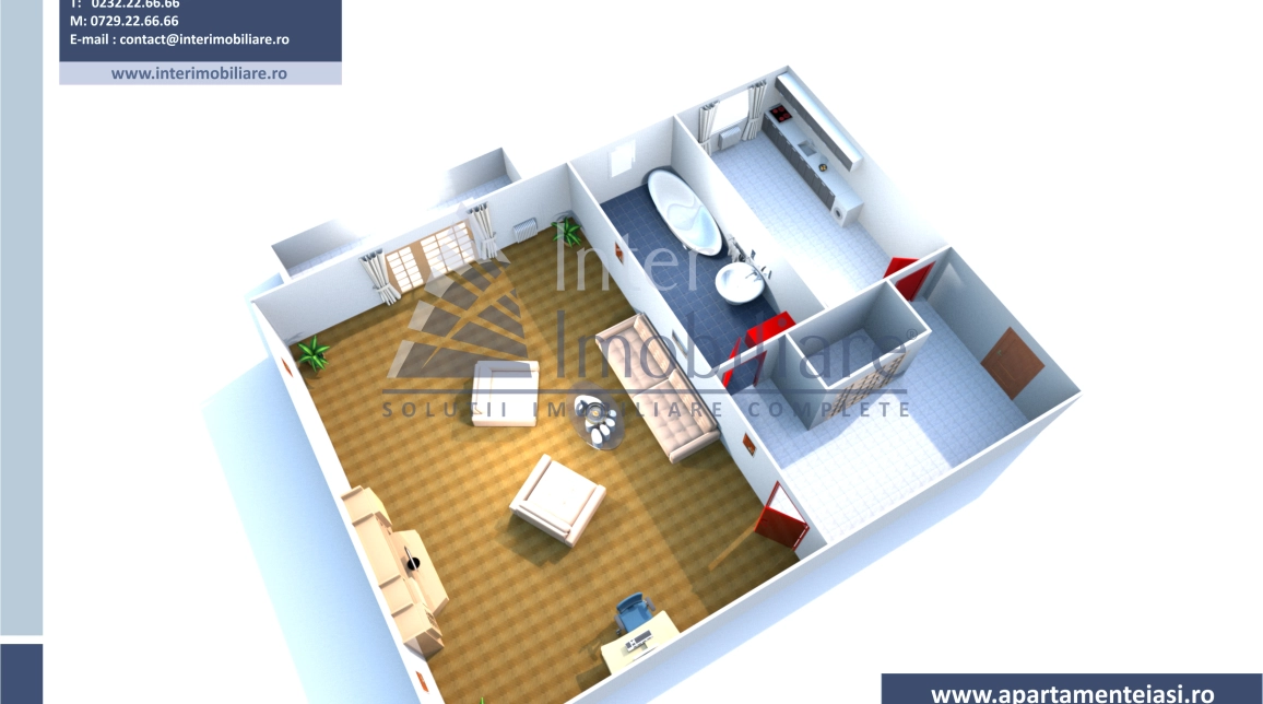 Oferta 1 camera, decomandat, 40 mp, de vanzare apartament in zona Dacia,  Piata dacia imagine 1