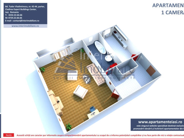Apartament 1 camere - Dacia