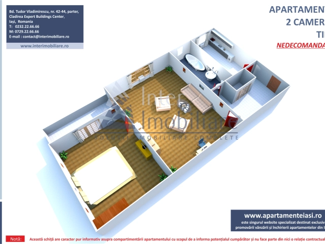 Apartament 2 camere - Tudor Vladimirescu