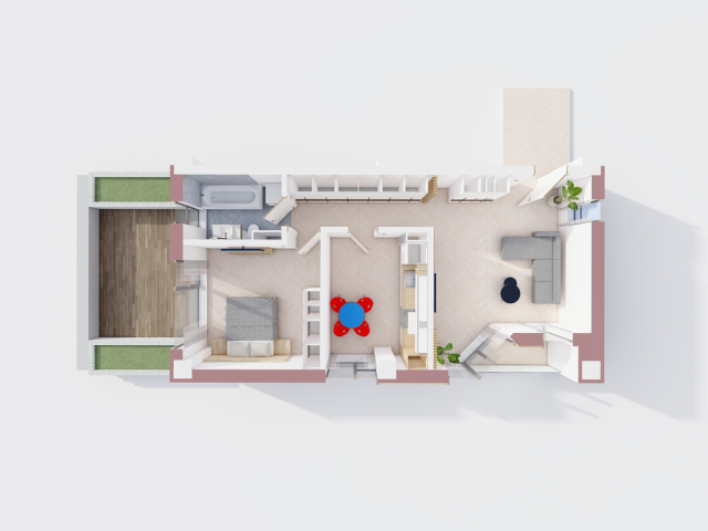 Visani apartament nou  55 mp, 2 camere,  decomandat, de vanzare,  (Profi Visan) 159144