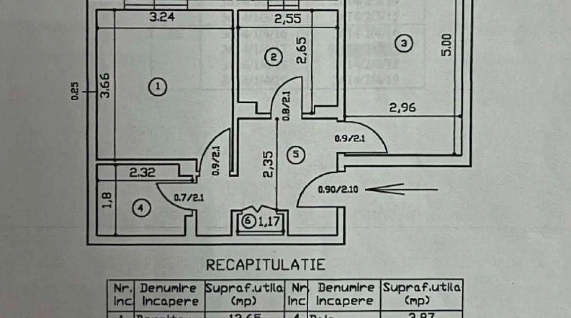 Oferta Nicolina apartament 50 mp, 2 camere, decomandat, de vanzare,  Prima Statie -Scoala Vasile Conta imagine 3