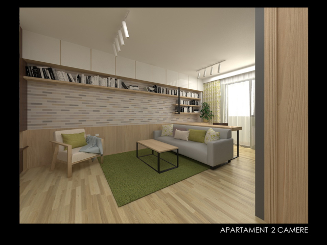 Apartament nou, 2 camere  semidecomandat,  42 mp, Nicolina, de vanzare,  (Pepinierei) 145486