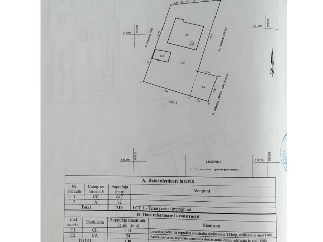 Teren  Galata Platoul Insorit 719mp  162185