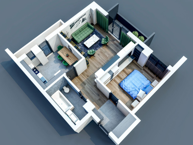 Bucium apartament nou  68 mp, 2 camere,  decomandat, de vanzare,  (Visani) 144159