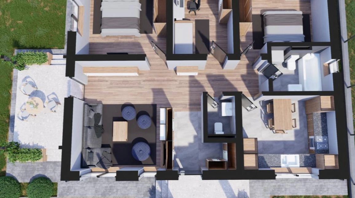 Oferta Casa, 4 camere , 90 mp, Holboca, de vanzare,  dupa primaria Holboca imagine 2