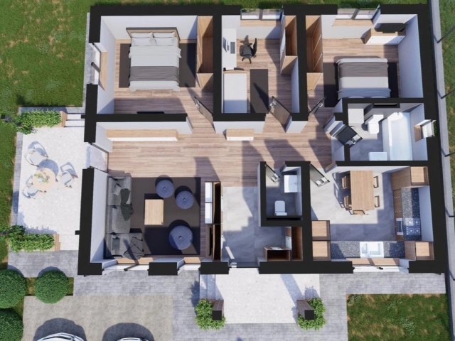 Apartament 4 camere - Holboca
