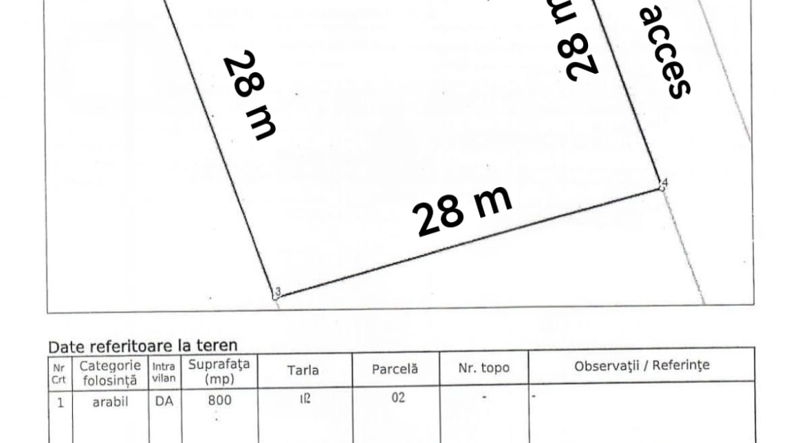 Oferta Teren de vanzare Valea Ursului La Padure 800 mp  imagine 3