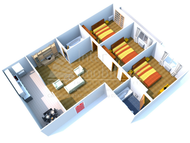 4 camere,  decomandat,  86 mp, de vanzare apartament nou in zona Alexandru cel Bun,  (Zimbru-Tigarete) 138863