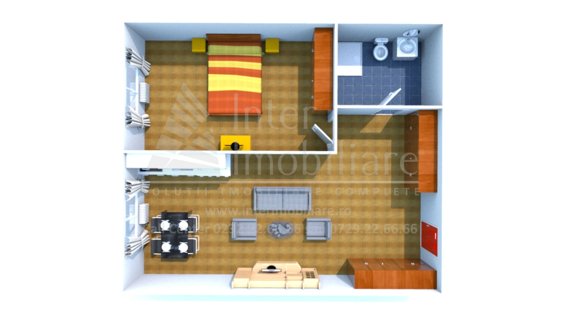 Oferta 2 camere, open-space, 59 mp, de vanzare apartament nou in zona Mamaia Nord,  Lac Siutghiol imagine 1