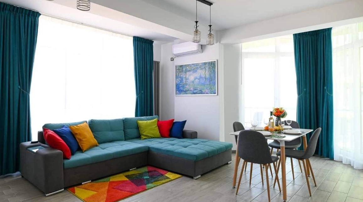Oferta Apartament nou, 2 camere decomandat, 68 mp, Mamaia Nord, de vanzare,  Alezzi,VEDERE LATERALA la MARE,cu PARCARE-159000 imagine 4