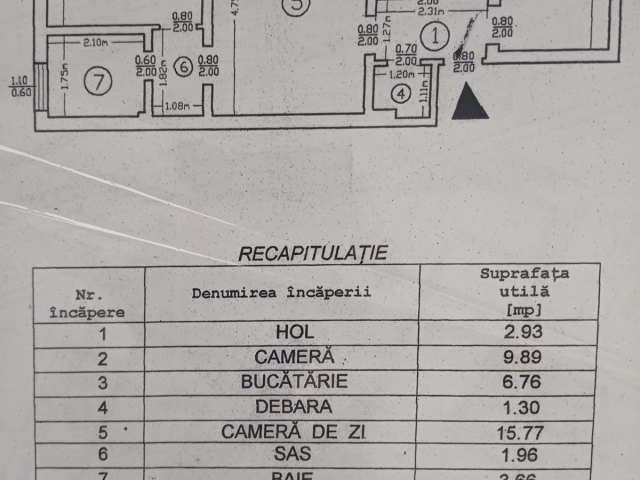 De vanzare apartament, 3 camere,  semidecomandat,  56 mp, Podu Ros,  (Universitatea Gheorghe Asachi) 163427