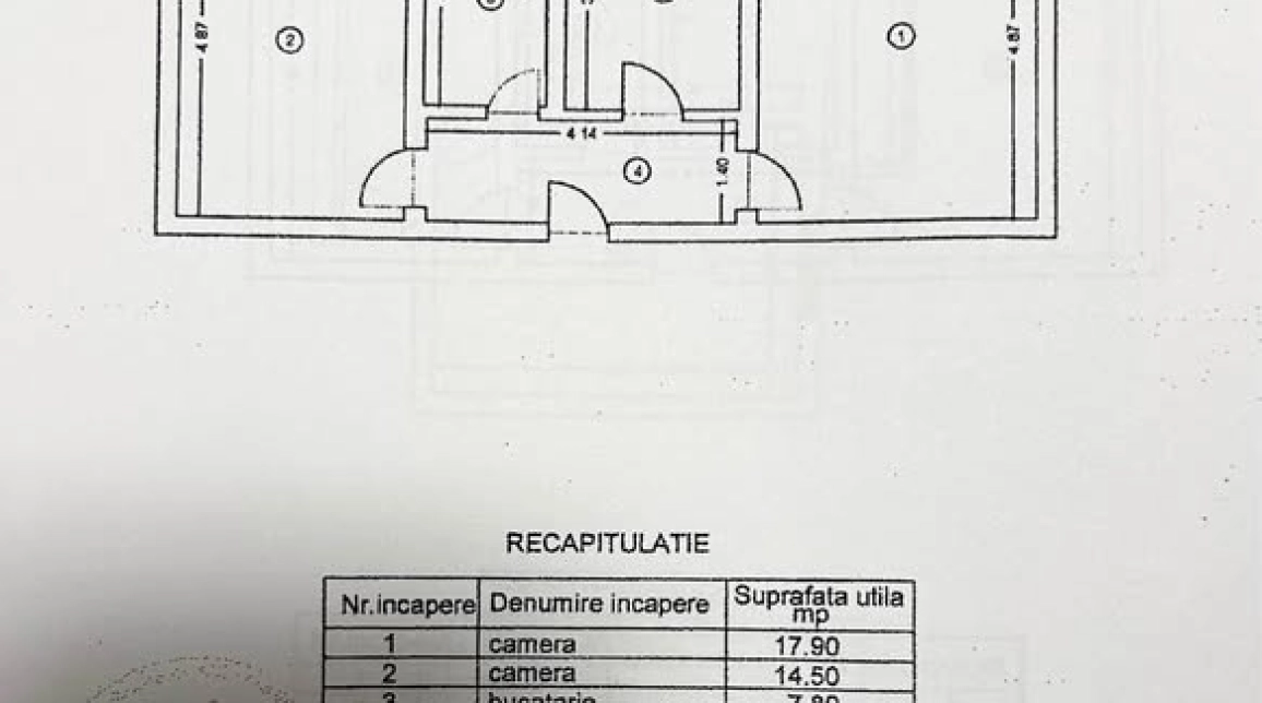 Oferta 2 camere, decomandat, 57 mp, de vanzare apartament nou in zona Popas Pacurari,  Penny Market imagine 6